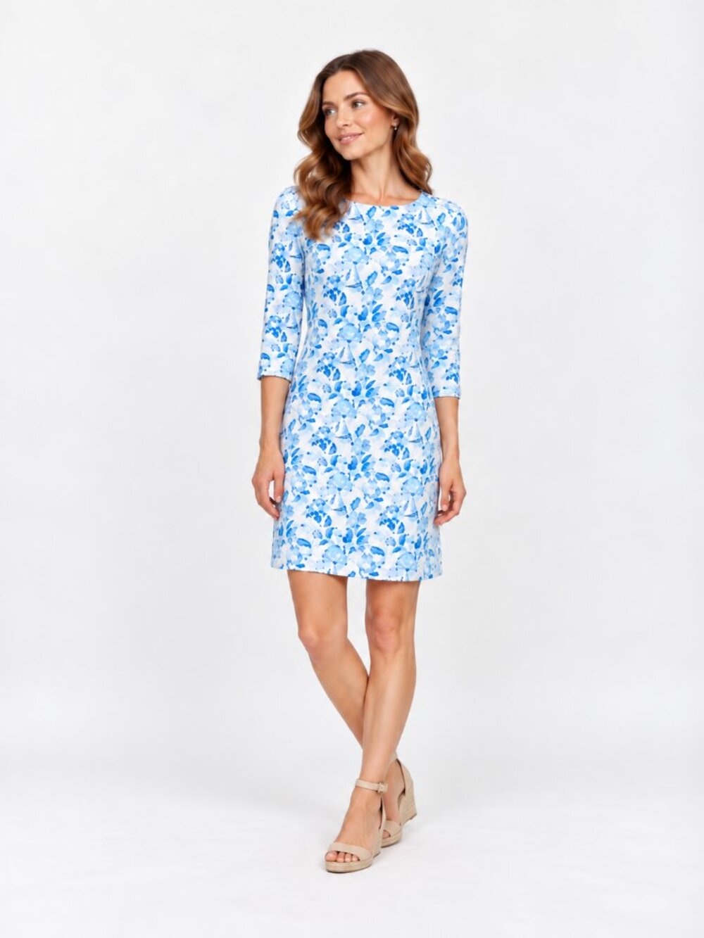 Cabana Life Bubbly Cocktail Shift Dress Sz SMALL
